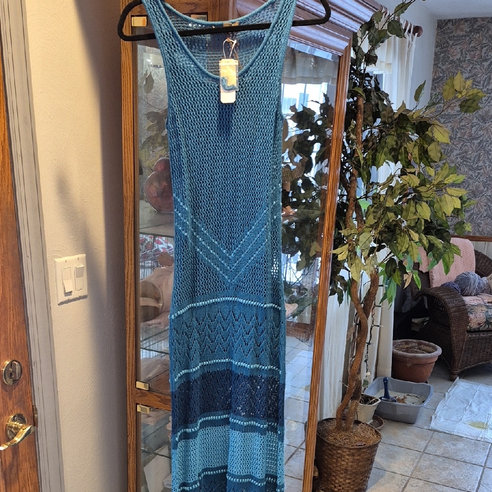 Tommy Bahama Blue Maxi Dress